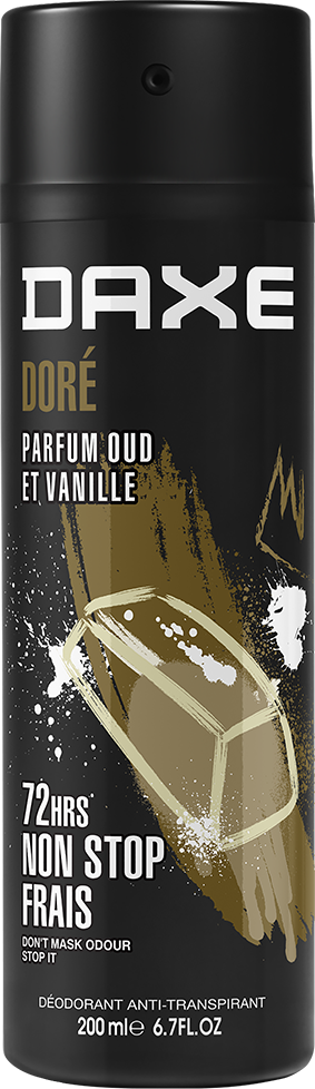 DAXE Déodorant Spray Doré-200ML