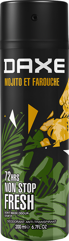 DAXE Déodorant Spray Mojito et Farouche-200ML