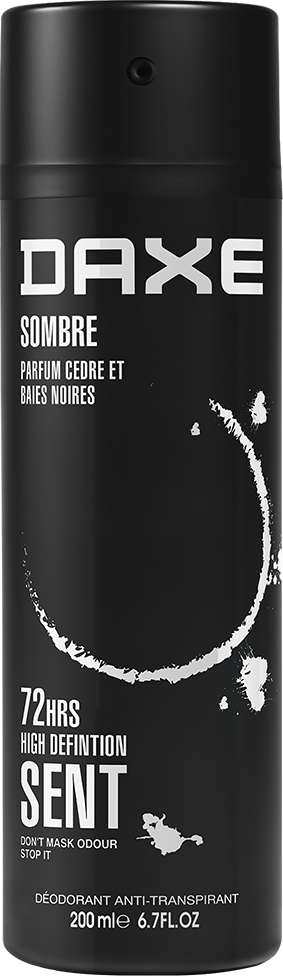 DAXE Déodorant Spray Sombre-200ML