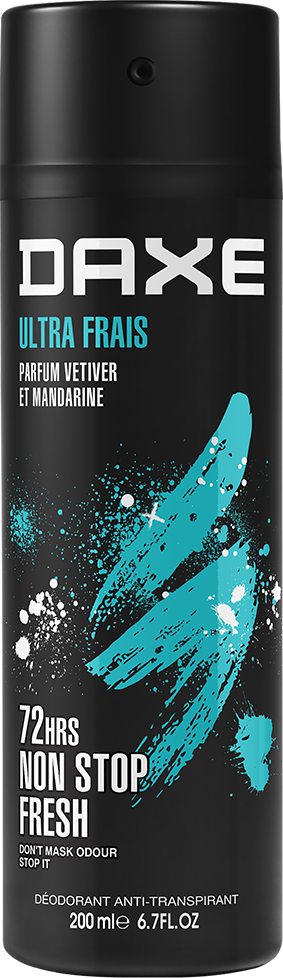 DAXE Déodorant Spray Ultra Frais-200ML