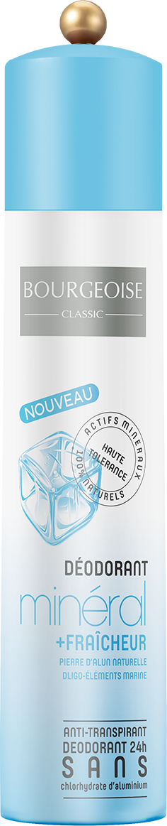 Bourgeoise Déodorant Spray Classic Minéral-200ML