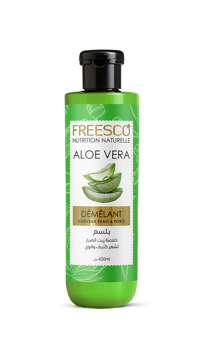 Démêlant FREESCO Huile D&rsquo;Aloe Vera-450ML