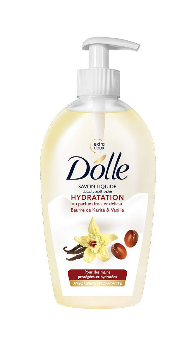 Savon Dolle Hydratation (Beurre de Karité & Vanille)-400ML