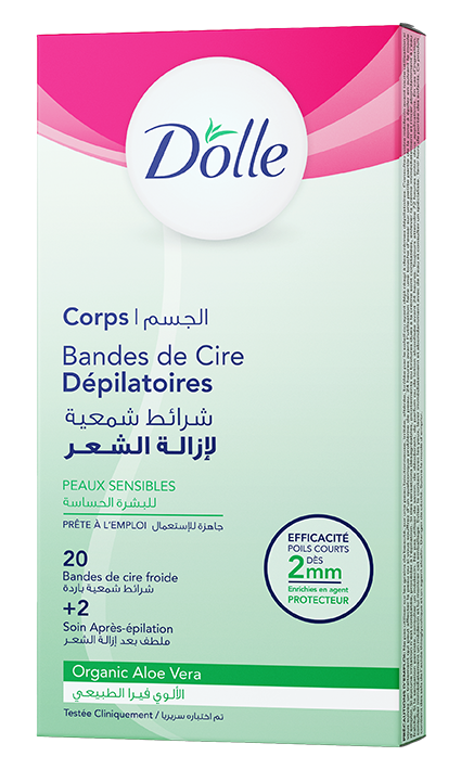 Cire d’Épilation Corp Dolle Peaux Sensibles (Aloe Vera Bio)