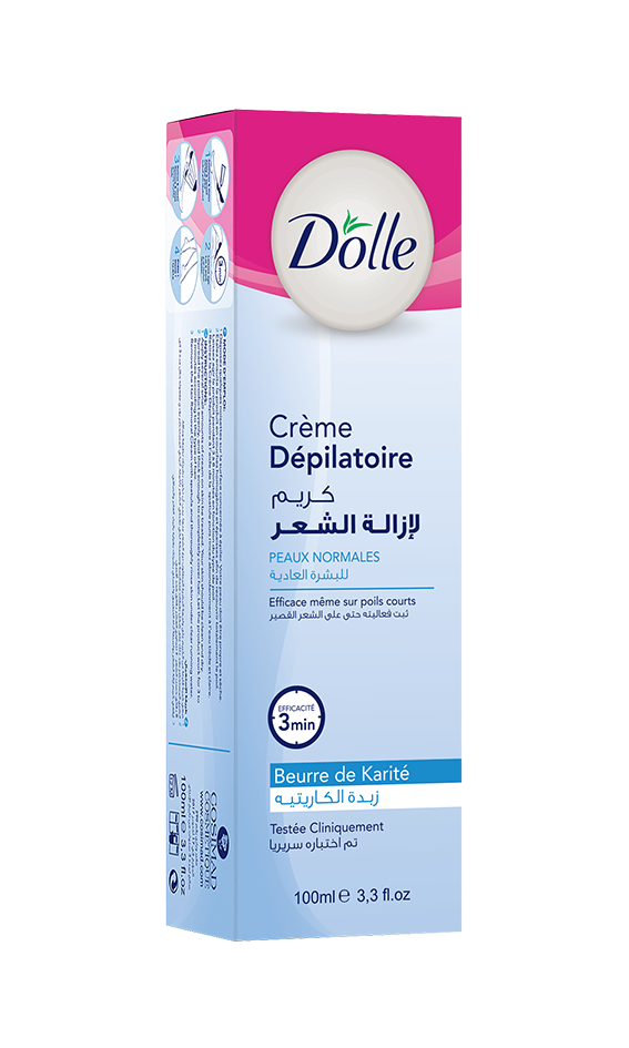 Crème Dépilatoire Dolle Peaux Normales (Beurre de Karité)-100ML