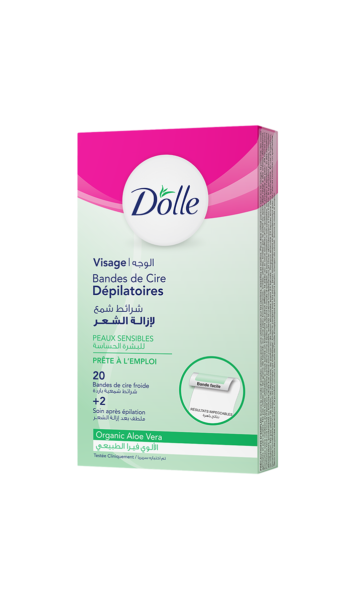 Cire d’Épilation Visage Dolle Peaux Sensibles (Aloe Vera Bio)