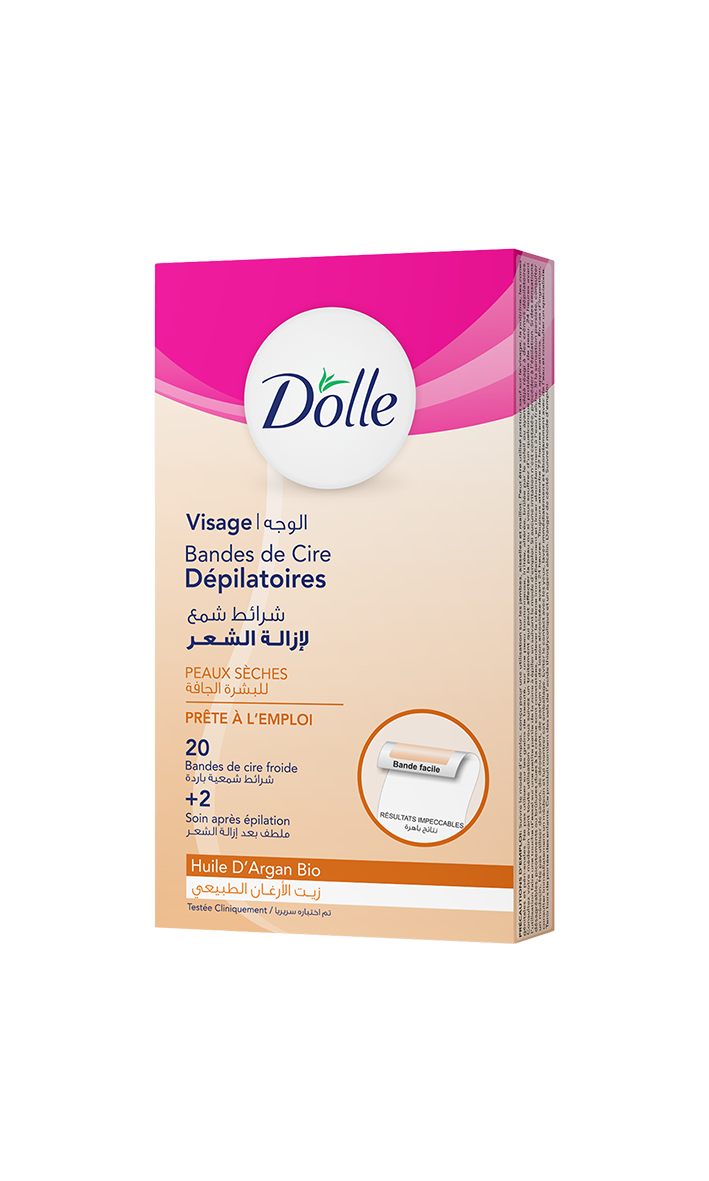 Cire d’Épilation Visage Dolle Peaux Sèches (Huile D’Argan Bio)