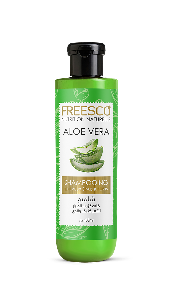 Shampooing FREESCO huile d&rsquo;aloe vera-450ML